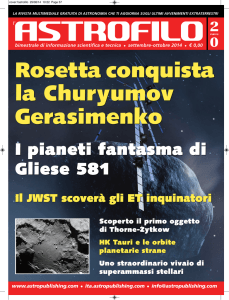 Rosetta conquista la Churyumov Gerasimenko