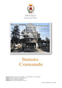 Statuto Comunale - Comune di Saronno