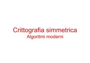 Crittografia simmetrica moderna