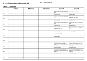 CL in Scienze e tecnologie animali