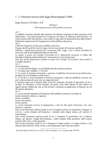 1. L`istruzione tecnica nella legge Boncompagni (1848)