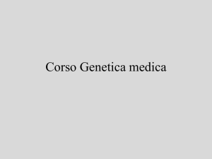 Corso Genetica medica - risultati esame di genetica del corso di