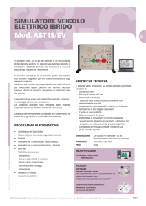 AST15/EV - Simulatore veicolo elettrico ibrido
