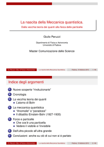 Lezione 4 - Dipartimento di Fisica e Astronomia