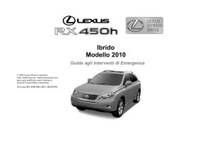 Ibrido Modello 2010 - Lexus