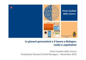 aspetti generali della ricerca - Fondazione Gramsci Emilia Romagna