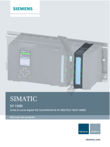 Unità di uscite digitali DQ 32x24VDC/0.5A HF