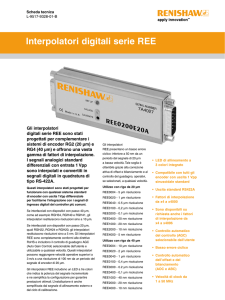 Scheda tecnica: Interpolatori digitali serie REE