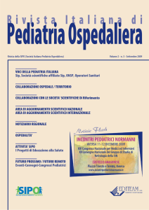 Volume 2 - n. 3 - Settembre 2009 - Società Italiana di Pediatria