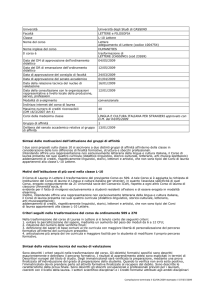 pdf corsi dm 270 - Università degli studi di Cassino e del Lazio