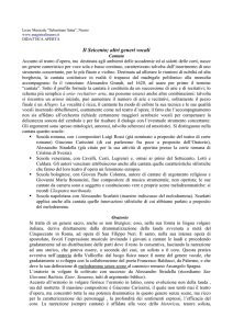 2. Cantata e Oratorio - Liceo Sebastiano Satta