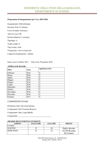 general and applied - Dipartimento di Scienze (UNIBAS)