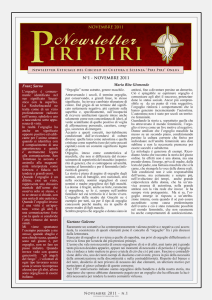 Newsletter Novembre 2011 - Circolo di Cultura e Scienza Piri Piri