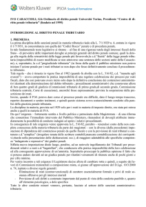 IVO CARACCIOLI, Già Ordinario di diritto penale Università Torino