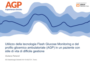 Utilizzo della tecnologia Flash Glucose Monitoring e del profilo