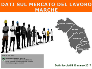 Tassi di disoccupazione - Statistiche Regione Marche