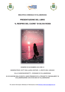 PRESENTAZIONE DEL LIBRO “IL RESPIRO DEL CUORE” DI