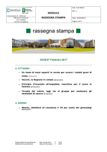 rassegna stampa 25 26 27 febbraio 2017