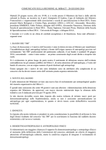 COMUNICATO SULLA RIUNIONE AL MIBACT - 28