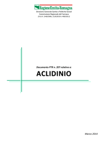 Doc. PTR 207 - Aclidinio - Salute Emilia