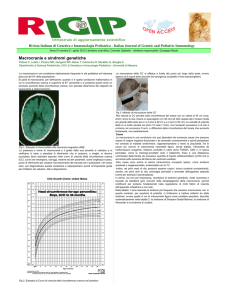Macrocranie e sindromi genetiche - Unità Operativa Complessa di