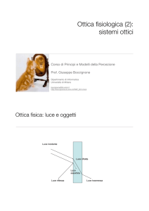 Ottica fisiologica (2): sistemi ottici