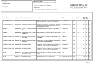RNPC01000V ELENCO DEI LIBRI DI TESTO ADOTTATI O
