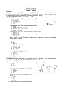 Facoltà di Ingegneria Prova scritta di Fisica II Luglio-02