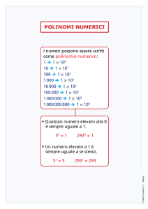 polinomi numerici