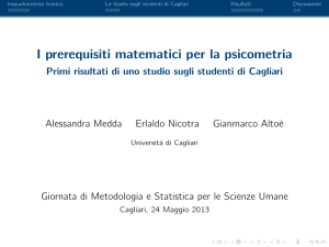 Presentazione risultati PMP 2012/2013
