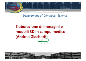 Elaborazione di immagini e modelli 3D in campo medico (Andrea