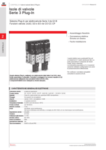 2 Isole di valvole Serie 3 Plug-In