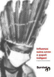 Influenza suina e popoli indigeni