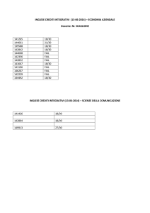 INGLESE CREDITI INTEGRATIVI (13-06