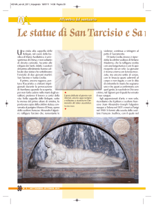 Le statue di S. Tarcisio e S. Cecilia - salesiani don Bosco
