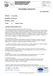 3 A - Cicalese - Storia - Liceo Linguistico "A.MANZONI"