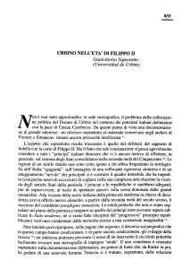 833 URBINO NELL`ETÀ` DI FILIPPO II Gianvittorio - Biblos