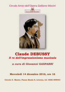 Claude DEBUSSY - Comune di Livorno
