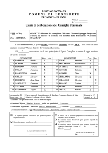 Delibera CC n. 111 - Comune di Leonforte
