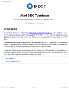Atari 2600 Teardown