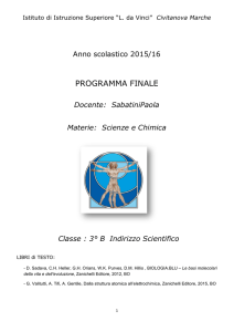 Scienze - IIS "Da Vinci" Civitanova Marche