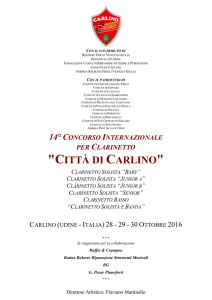 BANDO 2016 pdf - Concorso Internazionale per Clarinetto