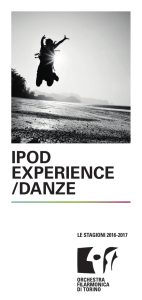 ipod experience /danze - Orchestra Filarmonica di Torino