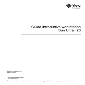 Sun Ultra 20 Workstation User Guide - it