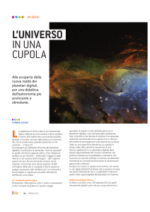 l`universo in una cupola