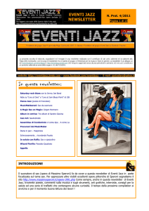 eventi jazz newsletter