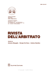 N. 1/2012 - Associazione Italiana per l`Arbitrato