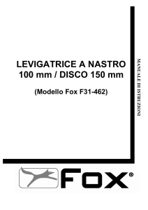 LEVIGATRICE A NASTRO 100 mm / DISCO 150 mm