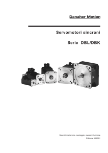 Servomotori sincroni Serie DBL/DBK