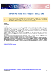 Diabete insipido nefrogeno congenito